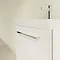 Villeroy and Boch Avento Crystal White 550mm Wall Hung 1-Drawer Vanity Unit In Bathroom Large Image
