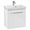 Villeroy and Boch Avento Crystal White 550mm Wall Hung 1-Drawer Vanity Unit Large Image