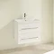 Villeroy and Boch Avento Crystal White 650mm Wall Hung 2-Drawer Vanity Unit  Profile Large Image