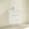 Villeroy and Boch Avento Crystal White 650mm Wall Hung 2-Drawer Vanity Unit Profile Large Image