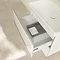 Villeroy and Boch Avento Crystal White 650mm Wall Hung 2-Drawer Vanity Unit Newest Large Image
