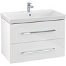 Villeroy and Boch Avento Crystal White 800mm Wall Hung 2-Drawer Vanity Unit Large Image