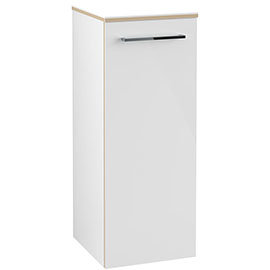 Villeroy and Boch Avento Crystal White Wall Hung Side Cabinet Medium Image