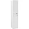 Villeroy and Boch Avento Crystal White Wall Hung Tall Cabinet Large Image