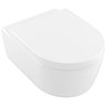 Villeroy and Boch Avento DirectFlush Rimless Wall Hung Toilet + Soft Close Seat - 5656HR01  In Bathr