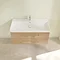 Villeroy and Boch Avento Nordic Oak 1000mm Wall Hung 2-Drawer Vanity Unit Standard Large Image