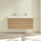 Villeroy and Boch Avento Nordic Oak 1200mm Wall Hung 4-Drawer Double Vanity Unit  Feature Large Imag