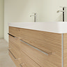 Villeroy and Boch Avento Nordic Oak 1200mm Wall Hung 4-Drawer Double Vanity Unit  In Bathroom Large 