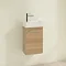 Villeroy and Boch Avento Nordic Oak 360mm Wall Hung Vanity Unit with Right Bowl Basin  Profile Large