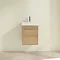 Villeroy and Boch Avento Nordic Oak 450mm Wall Hung 1-Door Vanity Unit  Feature Large Image