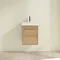Villeroy and Boch Avento Nordic Oak 450mm Wall Hung 1-Door Vanity Unit Feature Large Image