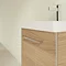 Villeroy and Boch Avento Nordic Oak 450mm Wall Hung 1-Door Vanity Unit  In Bathroom Large Image