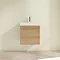 Villeroy and Boch Avento Nordic Oak 550mm Wall Hung 1-Drawer Vanity Unit Feature Large Image