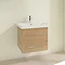Villeroy and Boch Avento Nordic Oak 600mm Wall Hung 2-Drawer Vanity Unit Profile Large Image