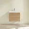 Villeroy and Boch Avento Nordic Oak 650mm Wall Hung 2-Drawer Vanity Unit Feature Large Image