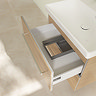Villeroy and Boch Avento Nordic Oak 650mm Wall Hung 2-Drawer Vanity Unit Newest Large Image