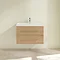 Villeroy and Boch Avento Nordic Oak 800mm Wall Hung 2-Drawer Vanity Unit  Feature Large Image