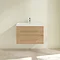 Villeroy and Boch Avento Nordic Oak 800mm Wall Hung 2-Drawer Vanity Unit Feature Large Image