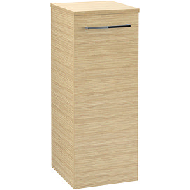 Villeroy and Boch Avento Nordic Oak Wall Hung Side Cabinet Large Image