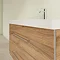 Villeroy and Boch Avento Oak Kansas 1000mm Wall Hung 2-Drawer Vanity Unit Newest Large Image