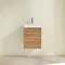 Villeroy and Boch Avento Oak Kansas 450mm Wall Hung 1-Door Vanity Unit Feature Large Image