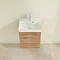 Villeroy and Boch Avento Oak Kansas 450mm Wall Hung 1-Door Vanity Unit Standard Large Image