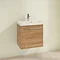 Villeroy and Boch Avento Oak Kansas 550mm Wall Hung 1-Drawer Vanity Unit Profile Large Image