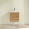 Villeroy and Boch Avento Oak Kansas 550mm Wall Hung 1-Drawer Vanity Unit  Feature Large Image