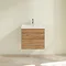 Villeroy and Boch Avento Oak Kansas 600mm Wall Hung 2-Drawer Vanity Unit Feature Large Image