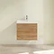 Villeroy and Boch Avento Oak Kansas 650mm Wall Hung 2-Drawer Vanity Unit Feature Large Image