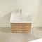 Villeroy and Boch Avento Oak Kansas 650mm Wall Hung 2-Drawer Vanity Unit Standard Large Image