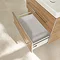 Villeroy and Boch Avento Oak Kansas 650mm Wall Hung 2-Drawer Vanity Unit additional Large Image