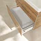 Villeroy and Boch Avento Oak Kansas 800mm Wall Hung 2-Drawer Vanity Unit additional Large Image