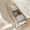 Villeroy and Boch Avento Oak Kansas 800mm Wall Hung 2-Drawer Vanity Unit Newest Large Image