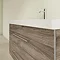 Villeroy and Boch Avento Stone Oak 1000mm Wall Hung 2-Drawer Vanity Unit  In Bathroom Large Image
