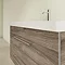 Villeroy and Boch Avento Stone Oak 1000mm Wall Hung 2-Drawer Vanity Unit In Bathroom Large Image