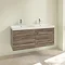 Villeroy and Boch Avento Stone Oak 1200mm Wall Hung 4-Drawer Double Vanity Unit  Profile Large Image