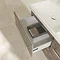 Villeroy and Boch Avento Stone Oak 1200mm Wall Hung 4-Drawer Double Vanity Unit  Newest Large Image