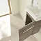 Villeroy and Boch Avento Stone Oak 360mm Wall Hung Vanity Unit with Right Bowl Basin Newest Large I