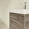 Villeroy and Boch Avento Stone Oak 450mm Wall Hung 1-Door Vanity Unit In Bathroom Large Image