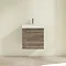 Villeroy and Boch Avento Stone Oak 550mm Wall Hung 1-Drawer Vanity Unit Feature Large Image