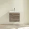 Villeroy and Boch Avento Stone Oak 600mm Wall Hung 2-Drawer Vanity Unit  Feature Large Image