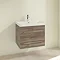 Villeroy and Boch Avento Stone Oak 650mm Wall Hung 2-Drawer Vanity Unit  Profile Large Image
