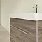 Villeroy and Boch Avento Stone Oak 650mm Wall Hung 2-Drawer Vanity Unit In Bathroom Large Image
