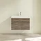 Villeroy and Boch Avento Stone Oak 800mm Wall Hung 2-Drawer Vanity Unit Feature Large Image