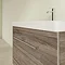 Villeroy and Boch Avento Stone Oak 800mm Wall Hung 2-Drawer Vanity Unit In Bathroom Large Image