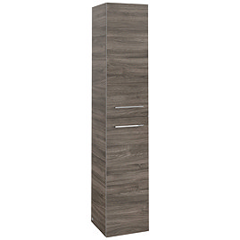 Villeroy and Boch Avento Stone Oak Wall Hung Tall Cabinet Large Image