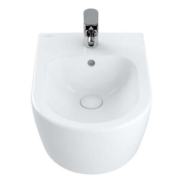 Villeroy and Boch Avento Wall Hung Bidet - 54050001 Profile Large Image