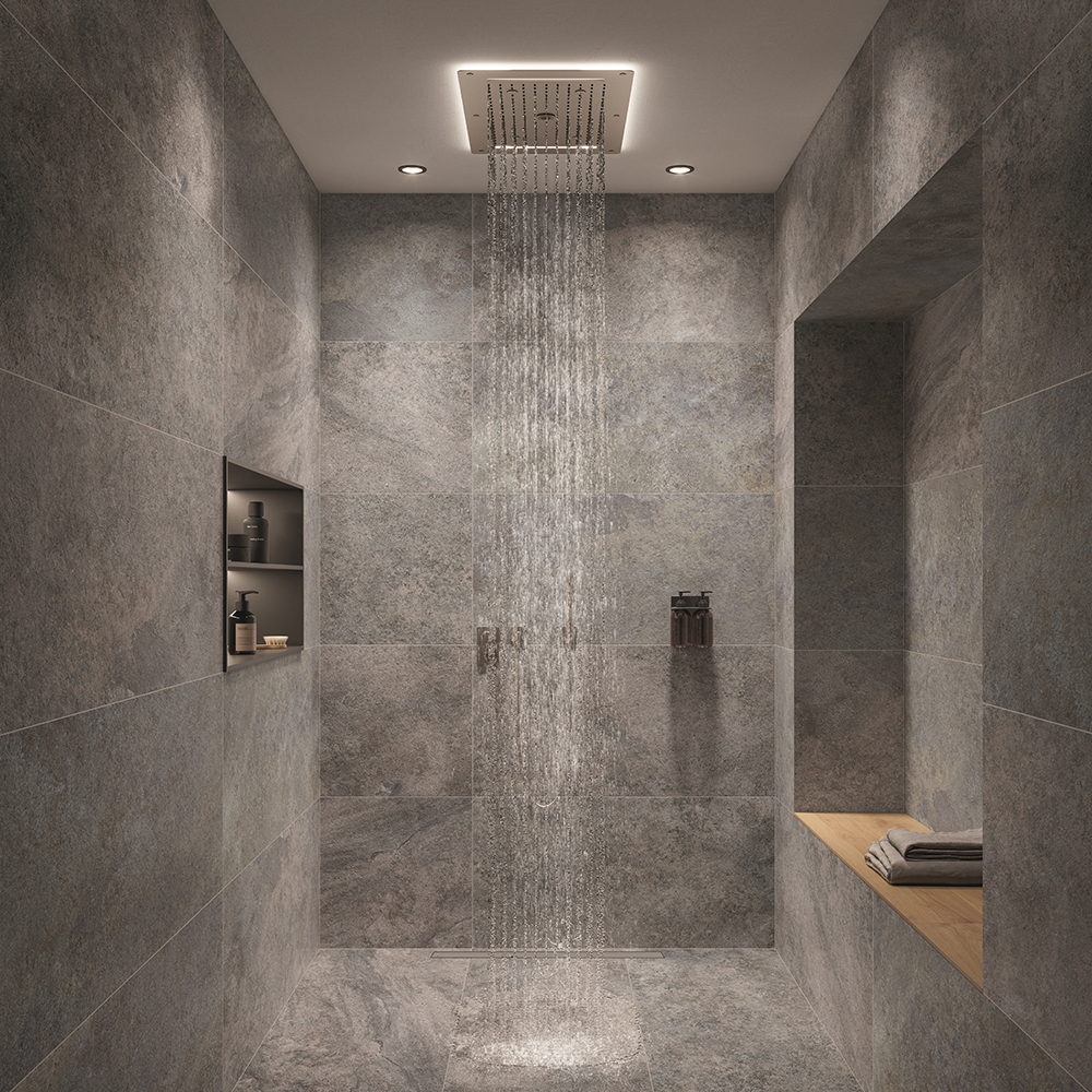 Villeroy And Boch Bourgogna Anthracite Wall & Floor Tiles - 600 X 600mm