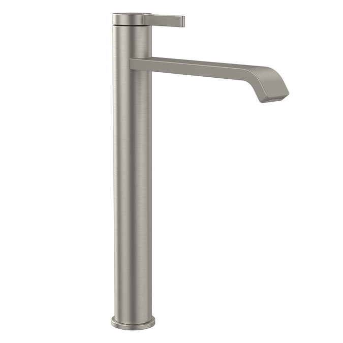 Villeroy and Boch Dawn Tall Single Lever Basin Mixer - Brushed Nickel Matt